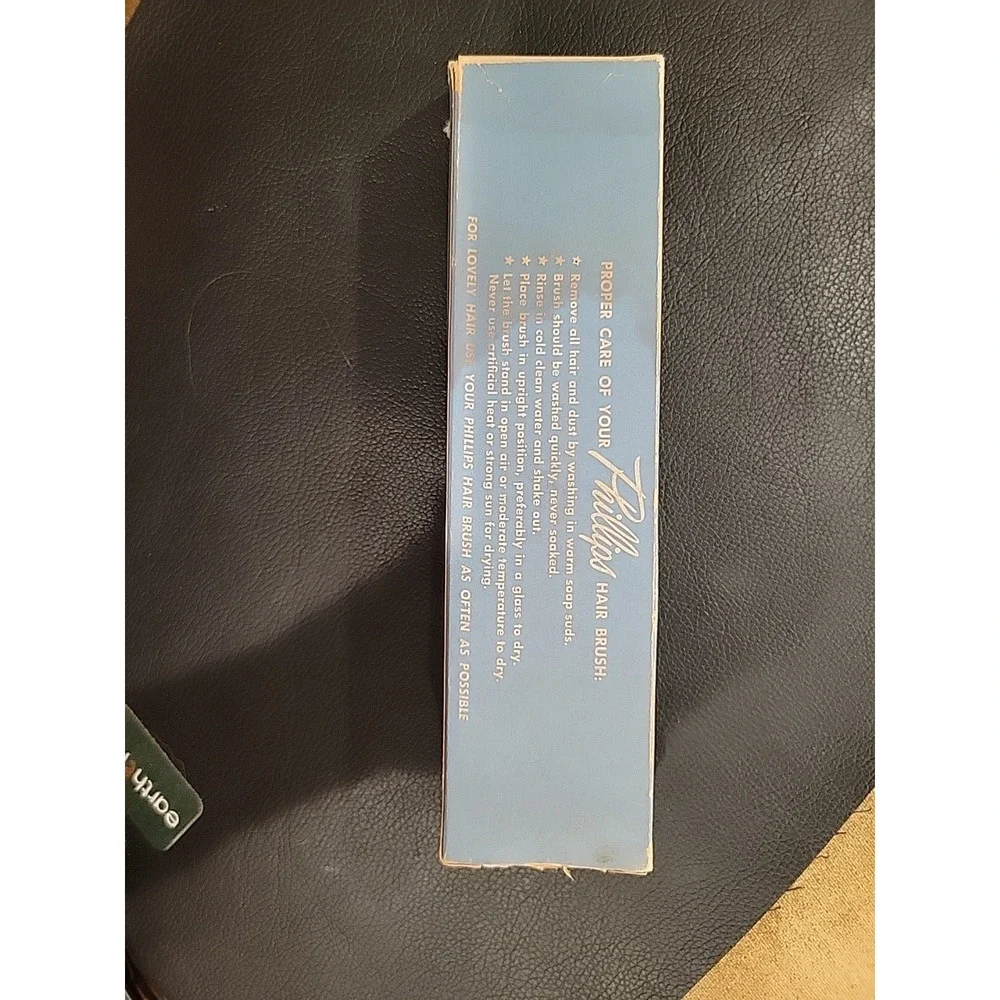 Vintage Phillips Brush‎ 31 Nylon Bristles Hair Brush 7 Row Style Brush Teasing